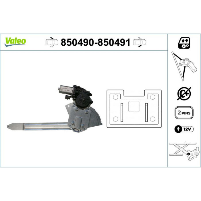 Valeo 850491 Fensterheber