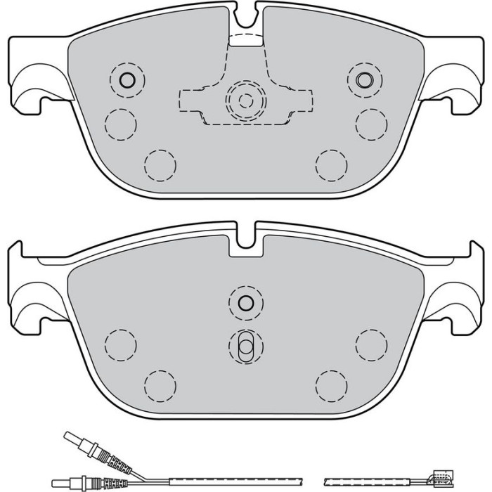 Valeo 601138 Bremsbelagsatz, Scheibenbremse Valeo 601138 Bremsbelagsatz, Scheibenbremse