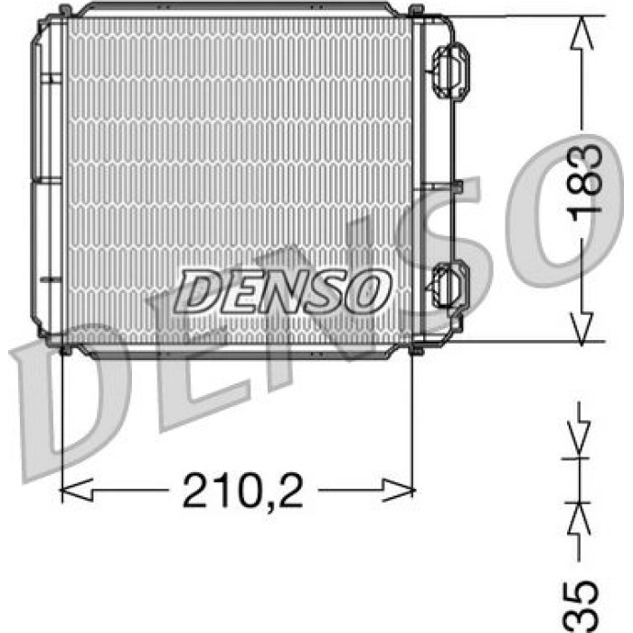 Denso DRR23018 Wärmetauscher, Innenraumheizung Denso DRR23018 Wärmetauscher, Innenraumheizung