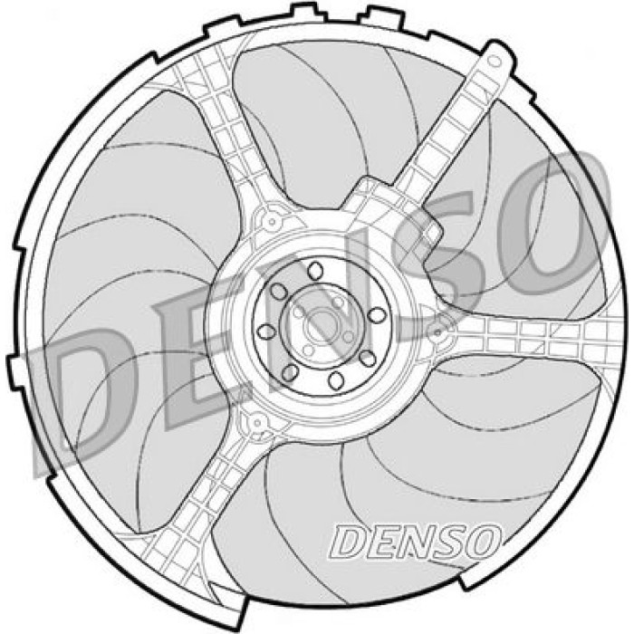 Denso DER09063 Lüfter, Motorkühlung