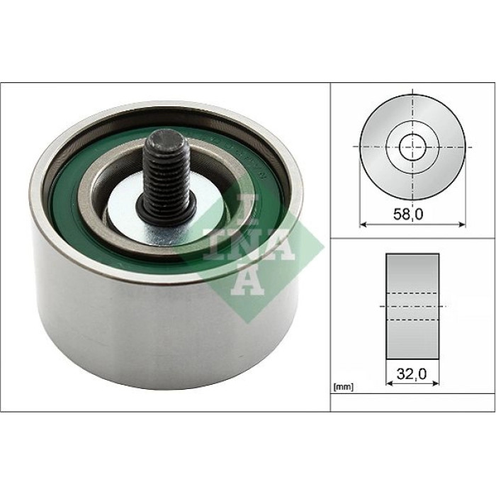 INA 532 0540 10 Umlenkrolle/Führungsrolle, Zahnriemen INA 532 0540 10 Umlenkrolle/Führungsrolle, Zahnriemen