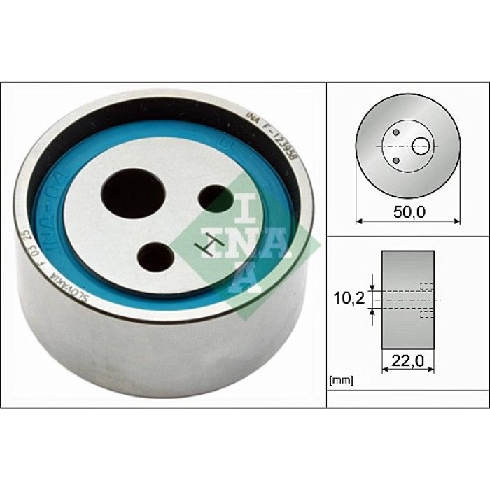 INA 531 0055 10 Spannrolle, Zahnriemen