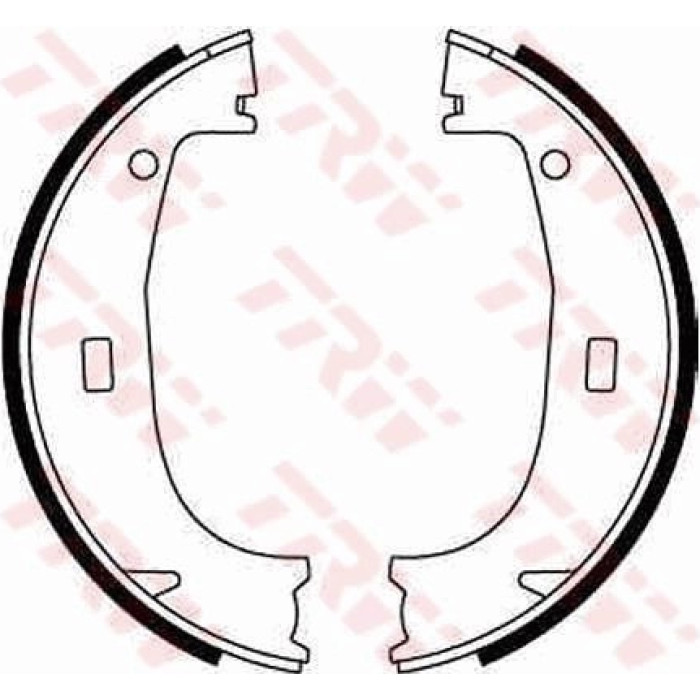 TRW GS8594 Bremsbackensatz, Feststellbremse