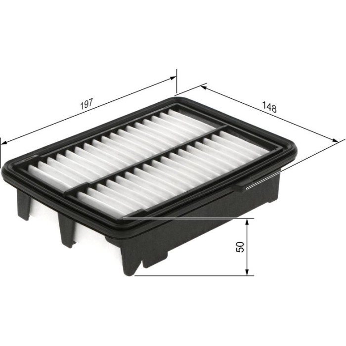 BOSCH F 026 400 384 Luftfilter BOSCH F 026 400 384 Luftfilter
