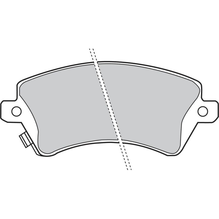 Valeo 598679 Bremsbelagsatz, Scheibenbremse