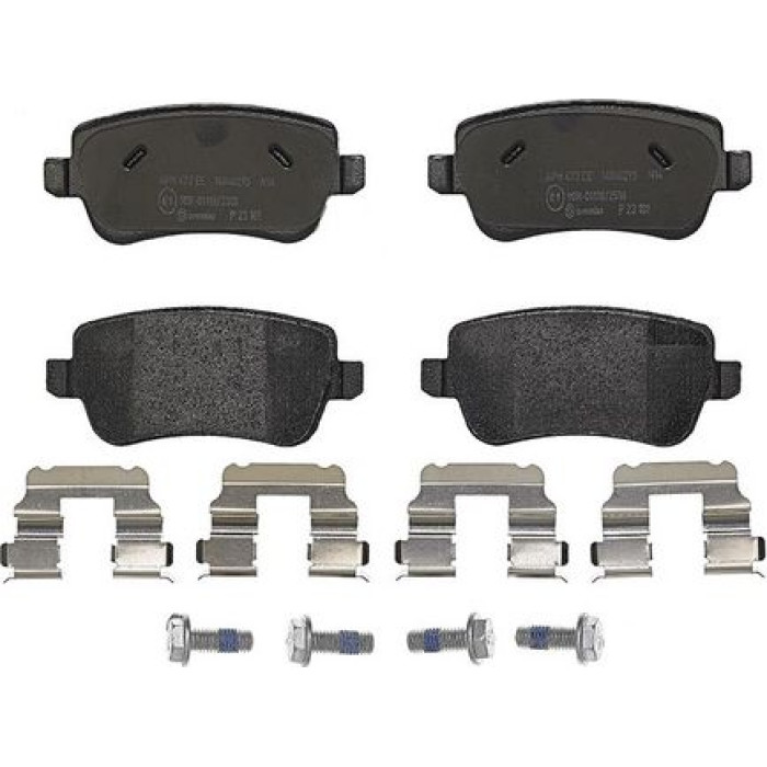 Brembo P 23 101 Bremsbelagsatz, Scheibenbremse PRIME LINE Brembo P 23 101 Bremsbelagsatz, Scheibenbremse PRIME LINE