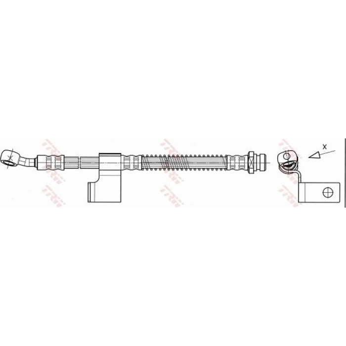 TRW PHD530 Bremsschlauch