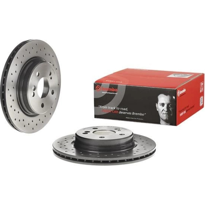 Brembo 09.A742.31 Bremsscheibe PRIME LINE - UV Coated