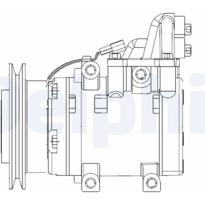 Delphi CS20524 Kompressor, Klimaanlage Delphi CS20524 Kompressor, Klimaanlage
