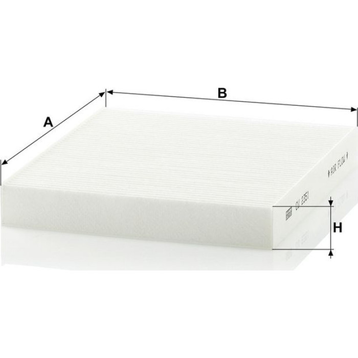 MANN-FILTER CU 2351 Innenraumfilter, Partikelfilter MANN-FILTER CU 2351 Innenraumfilter, Partikelfilter