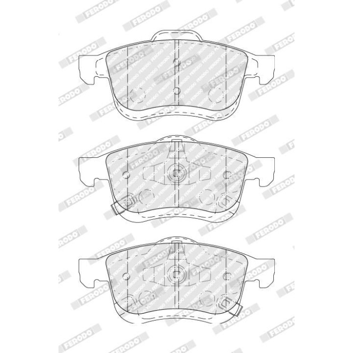 Ferodo FDB5020 Bremsbelagsatz, Scheibenbremse PREMIER ECO FRICTION Ferodo FDB5020 Bremsbelagsatz, Scheibenbremse PREMIER ECO FRICTION