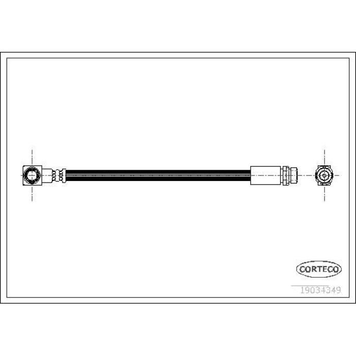 Corteco 19034349 Bremsschlauch