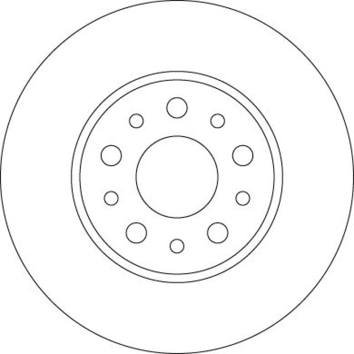 TRW DF6228 Bremsscheibe TRW DF6228 Bremsscheibe