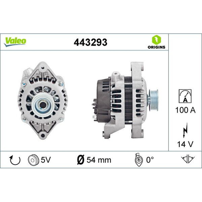 Valeo 443293 Generator ORIGINS