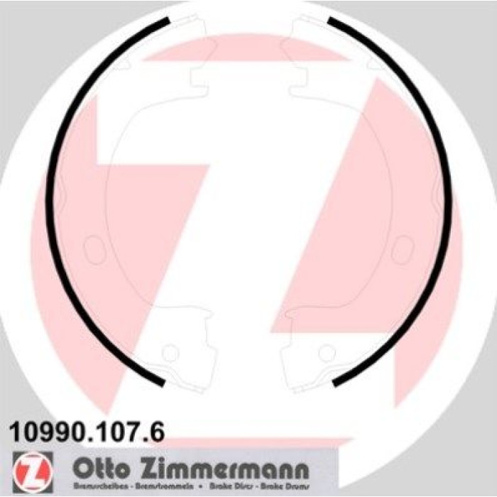 Zimmermann 10990.107.6 Bremsbackensatz, Feststellbremse Zimmermann 10990.107.6 Bremsbackensatz, Feststellbremse