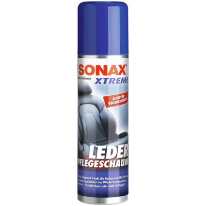 SONAX 02891000 Lederpflegemittel Xtreme LederPflegeSchaum NanoPro