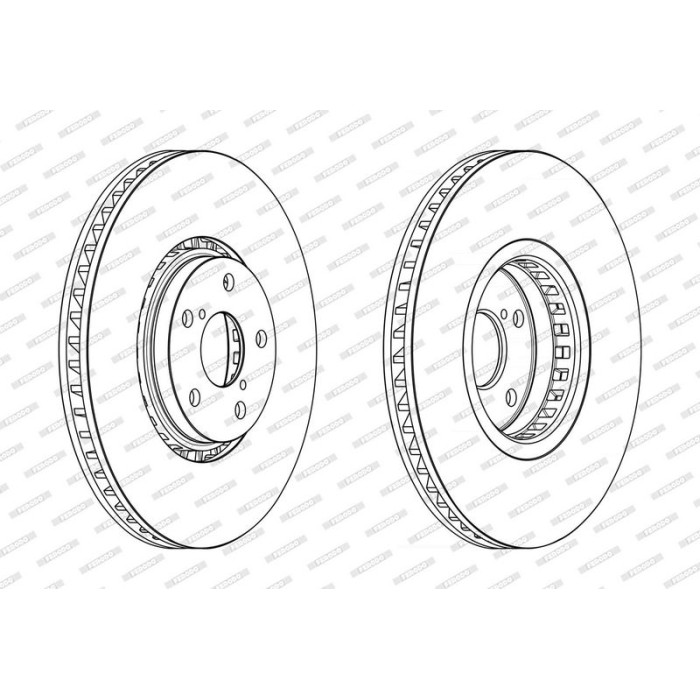 Ferodo DDF2498RC-1 Bremsscheibe PREMIER Ferodo DDF2498RC-1 Bremsscheibe PREMIER