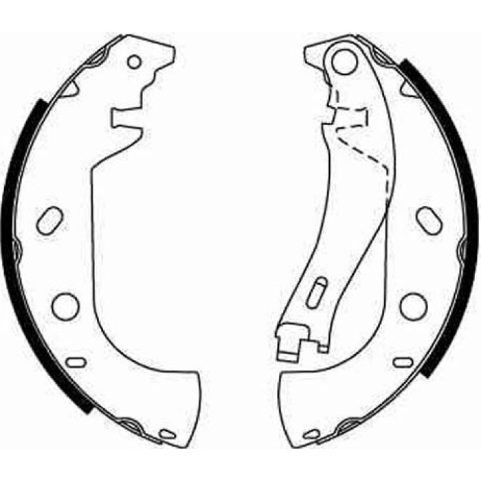 TRW GS8653 Bremsbackensatz TRW GS8653 Bremsbackensatz