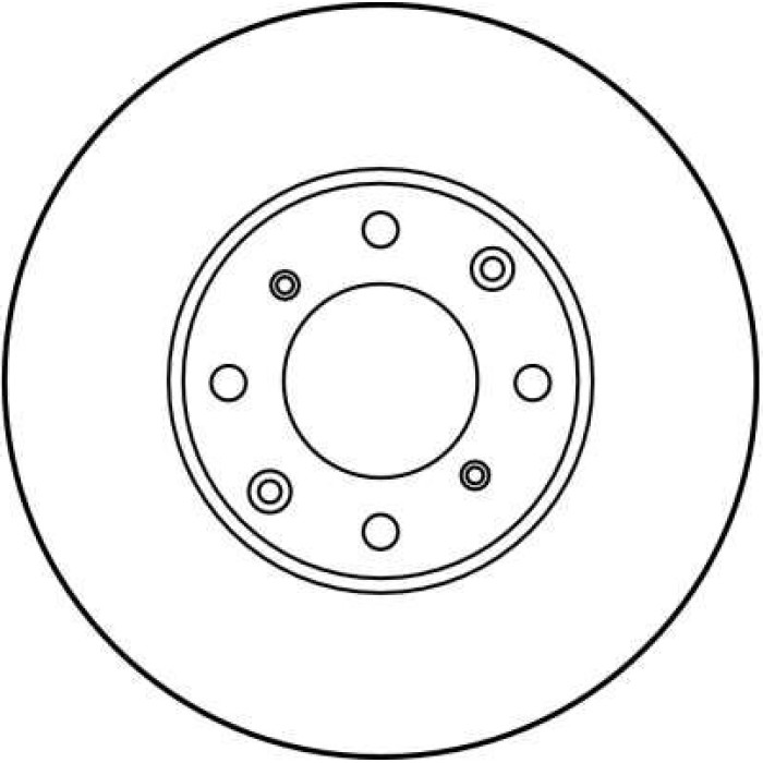 TRW DF1807 Bremsscheibe