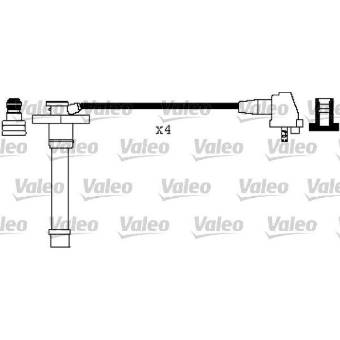 Valeo 346418 Zündleitungssatz Valeo 346418 Zündleitungssatz