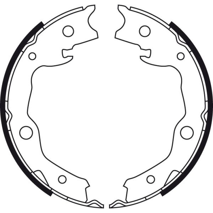 TRW GS8752 Bremsbackensatz, Feststellbremse TRW GS8752 Bremsbackensatz, Feststellbremse