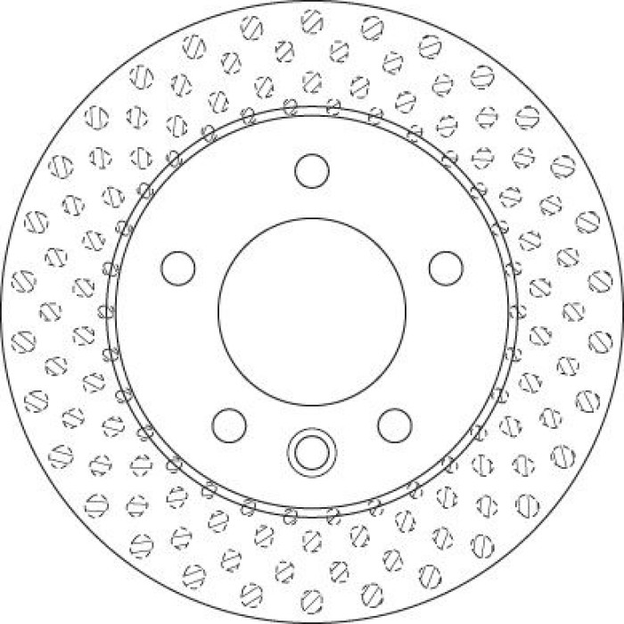 TRW DF6194S Bremsscheibe SINGLE