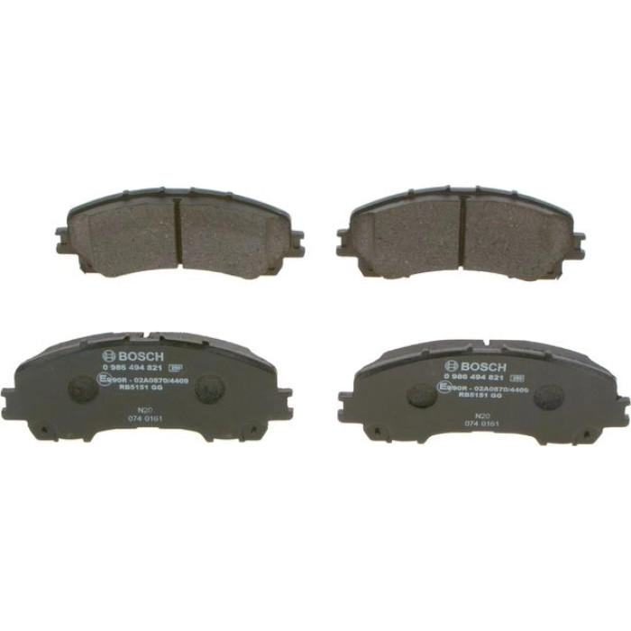 BOSCH 0 986 494 821 Bremsbelagsatz, Scheibenbremse BOSCH 0 986 494 821 Bremsbelagsatz, Scheibenbremse
