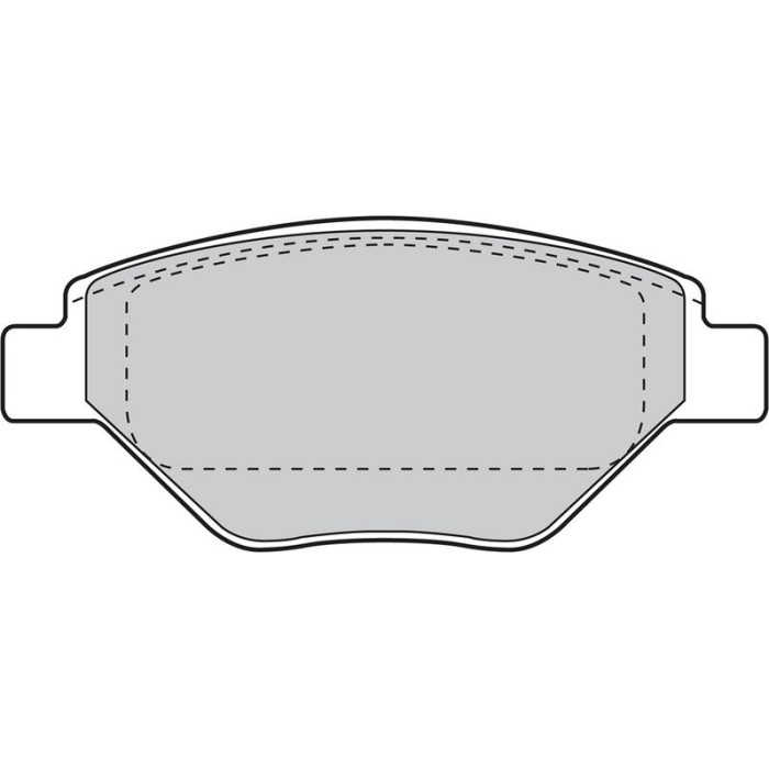 Valeo 598557 Bremsbelagsatz, Scheibenbremse