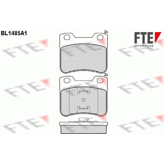 FTE 9010218 Bremsbelagsatz, Scheibenbremse FTE 9010218 Bremsbelagsatz, Scheibenbremse