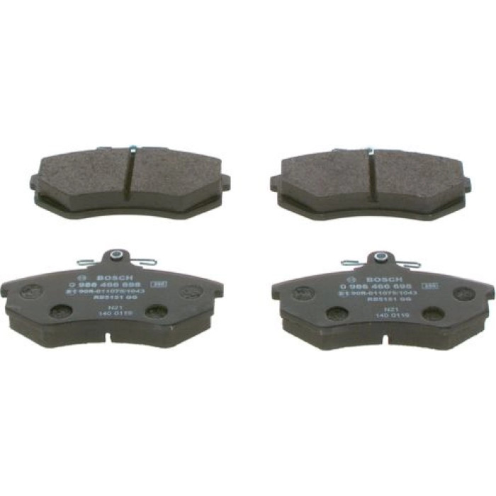 Bremsbelagsatz, Scheibenbremse 0 986 466 698 Bremsbelagsatz, Scheibenbremse 0 986 466 698