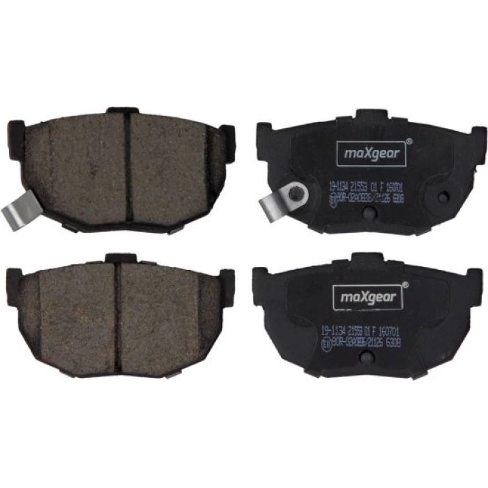 Maxgear 19-1134 Bremsbelagsatz, Scheibenbremse Maxgear 19-1134 Bremsbelagsatz, Scheibenbremse