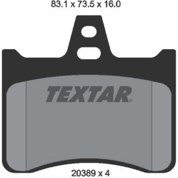 Textar 2038902 Bremsbelagsatz, Scheibenbremse Textar 2038902 Bremsbelagsatz, Scheibenbremse