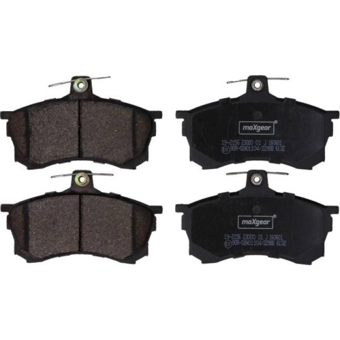 Maxgear 19-2156 Bremsbelagsatz, Scheibenbremse