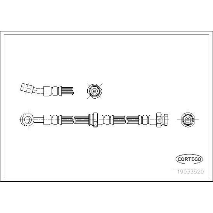 Corteco 19033520 Bremsschlauch