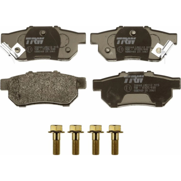TRW GDB3160 Bremsbelagsatz, Scheibenbremse TRW GDB3160 Bremsbelagsatz, Scheibenbremse