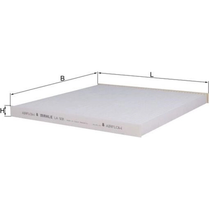 Knecht LA 931 Filter, Innenraumluft Knecht LA 931 Filter, Innenraumluft