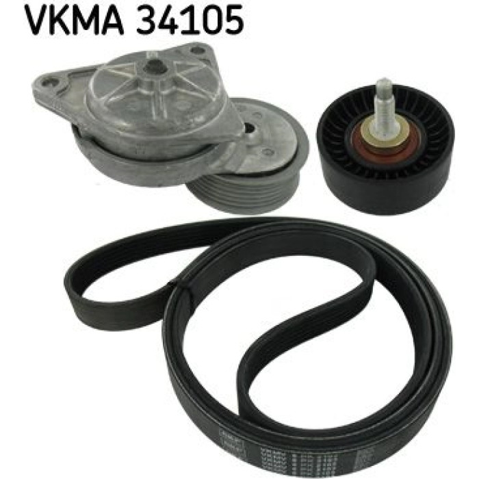 SKF VKMA 34105 Keilrippenriemensatz SKF VKMA 34105 Keilrippenriemensatz