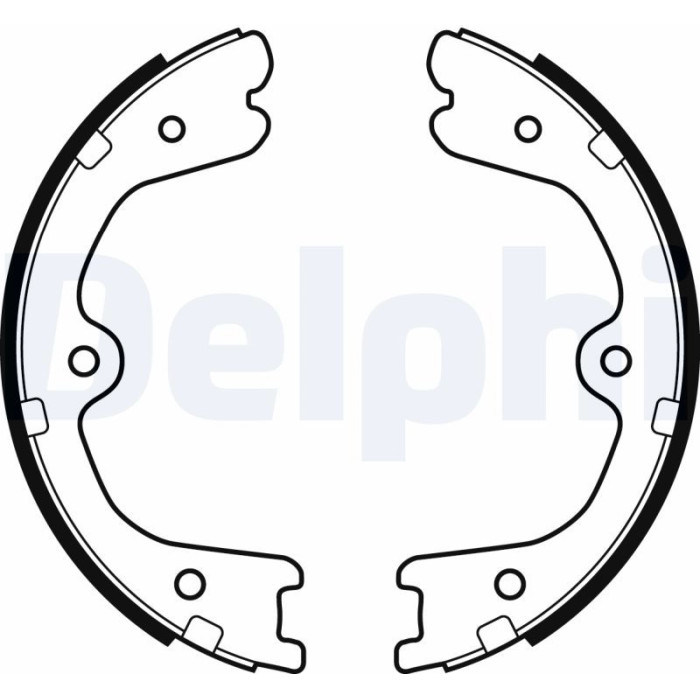 Delphi LS2037 Bremsbackensatz, Feststellbremse Delphi LS2037 Bremsbackensatz, Feststellbremse