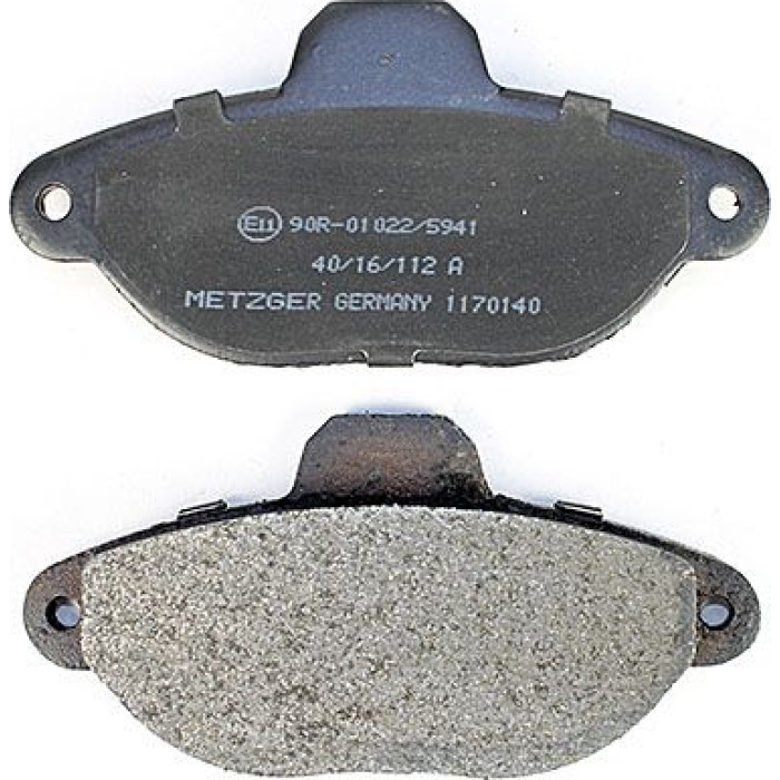 Metzger 1170140 Bremsbelagsatz, Scheibenbremse Metzger 1170140 Bremsbelagsatz, Scheibenbremse