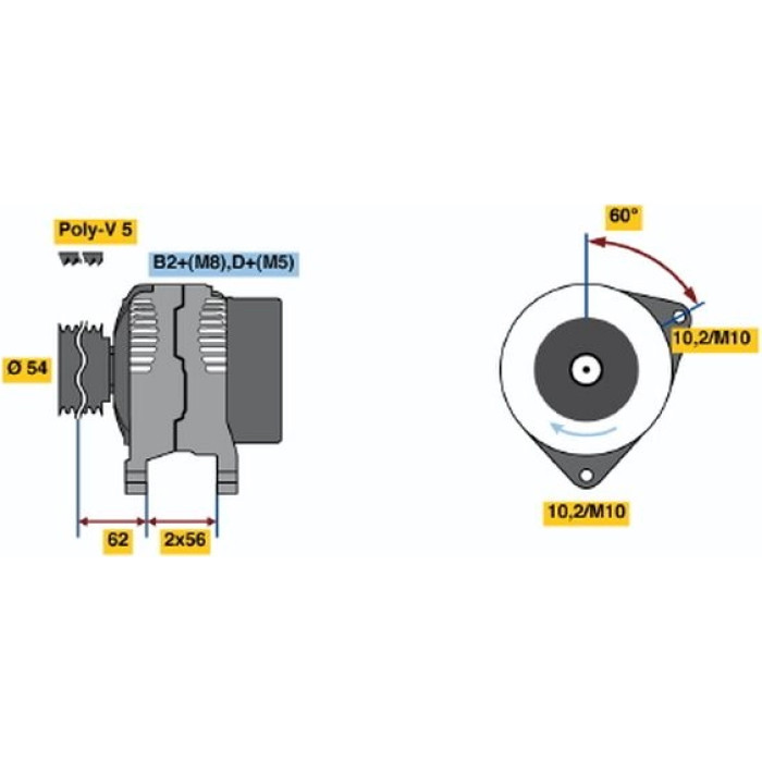 Generator 0 124 425 028 Generator 0 124 425 028
