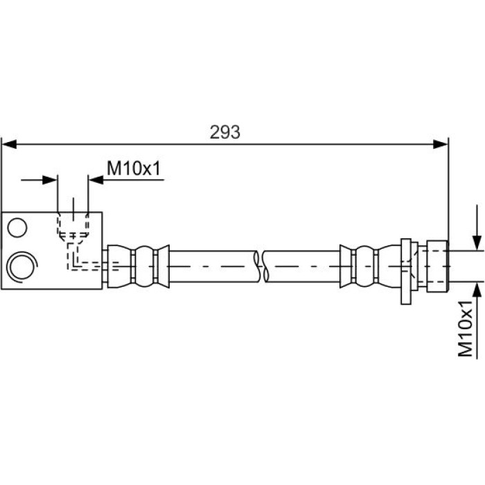 BOSCH 1 987 481 622 Bremsschlauch