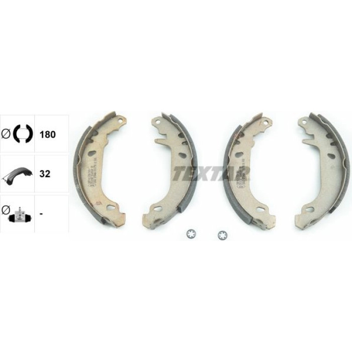 Textar 91045200 Bremsbackensatz Textar 91045200 Bremsbackensatz