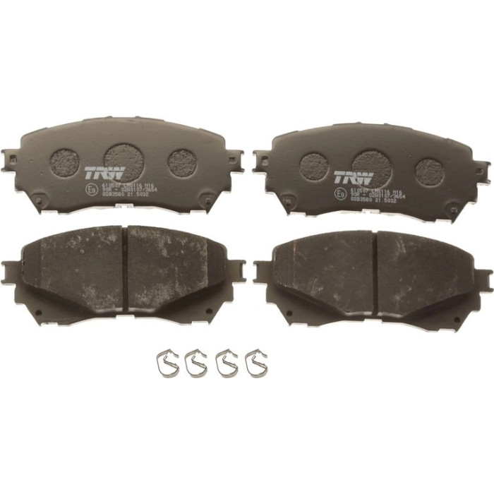 TRW GDB3580 Bremsbelagsatz, Scheibenbremse COTEC