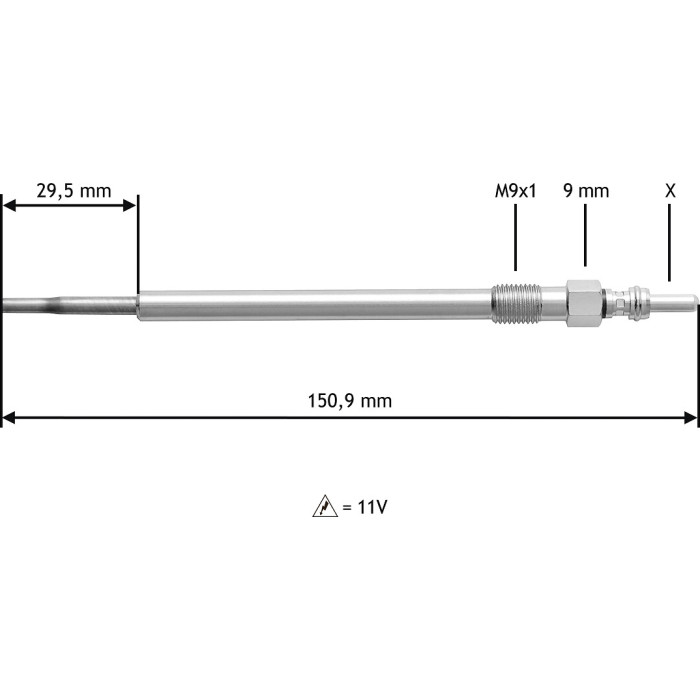 Valeo 345131 Glühkerze