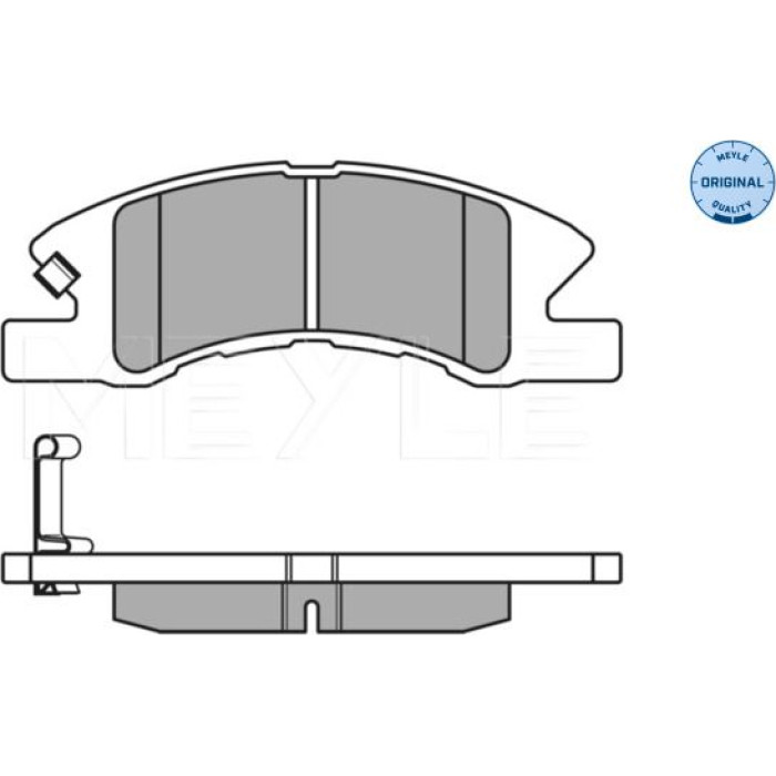 Meyle 025 242 2914/W Bremsbelagsatz, Scheibenbremse MEYLE-ORIGINAL: True to OE Meyle 025 242 2914/W Bremsbelagsatz, Scheibenbremse MEYLE-ORIGINAL: True to OE