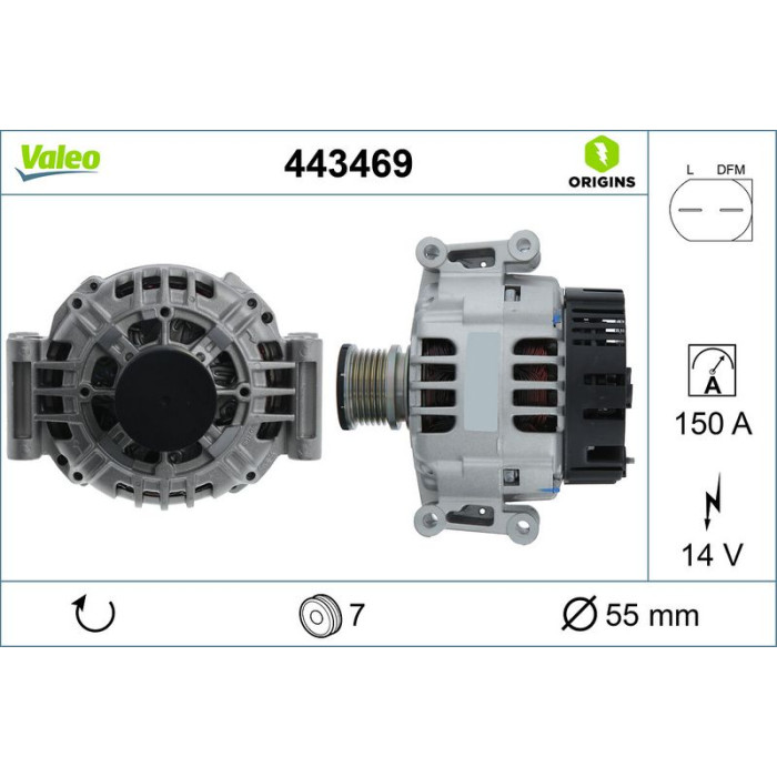 Valeo 443469 Generator ORIGINS