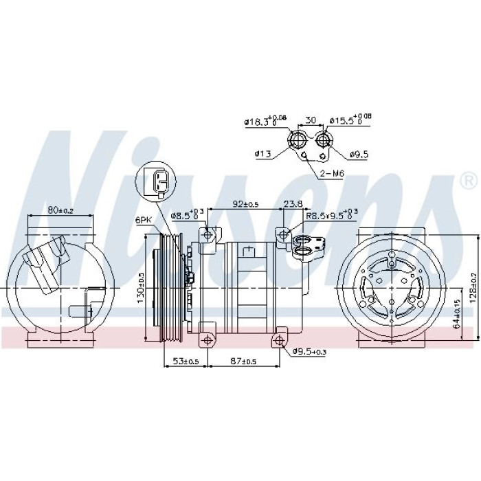 Nissens 89330 Kompressor, Klimaanlage FIRST FIT Nissens 89330 Kompressor, Klimaanlage FIRST FIT