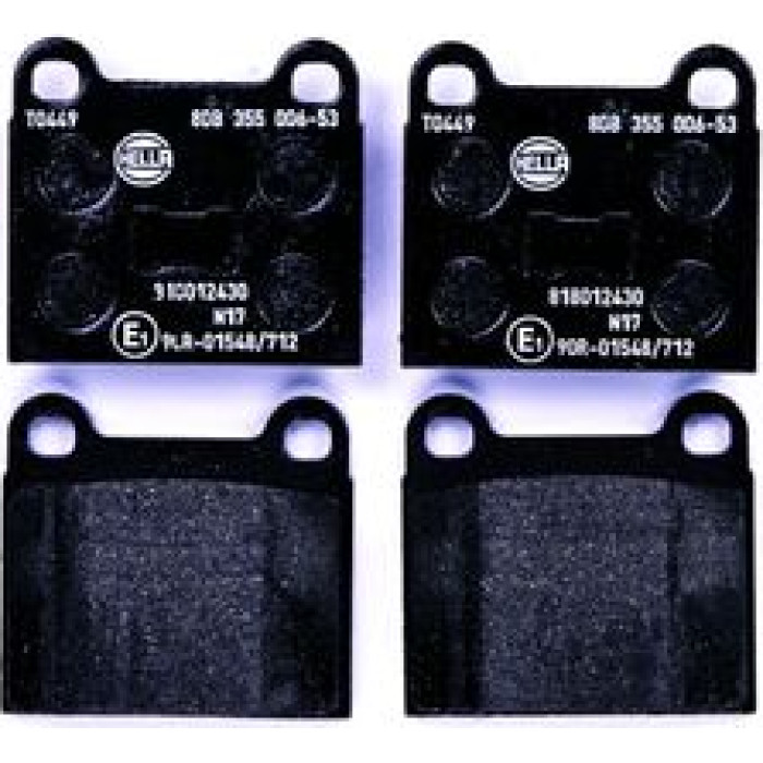 Hella 8DB 355 006-531 Bremsbelagsatz, Scheibenbremse Hella 8DB 355 006-531 Bremsbelagsatz, Scheibenbremse