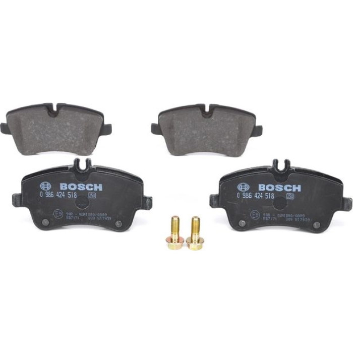 BOSCH 0 986 424 518 Bremsbelagsatz, Scheibenbremse BOSCH 0 986 424 518 Bremsbelagsatz, Scheibenbremse