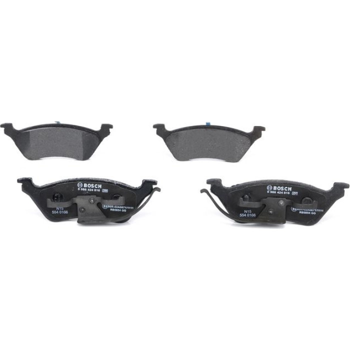 BOSCH 0 986 424 816 Bremsbelagsatz, Scheibenbremse